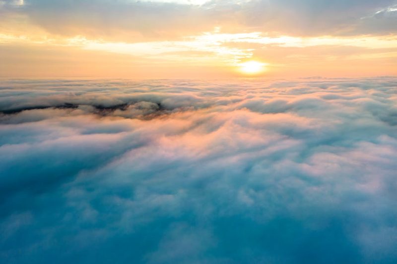 Sea of clouds at Tomamu resort in Hokkaido