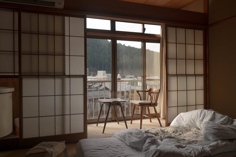 Simple Japanese guesthouse accommodation