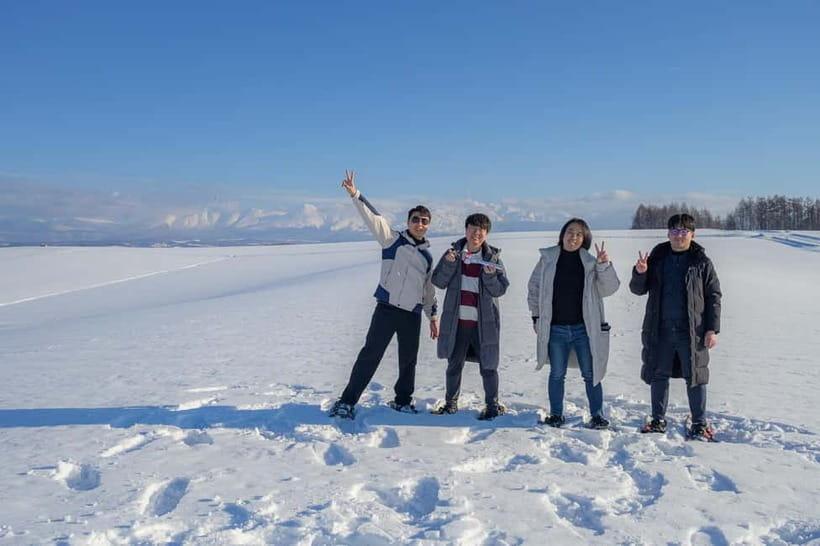 Snowshoeing on a Sparkling Biei Hill & Winter Cafe Time - The 150-minute schedule and what it means