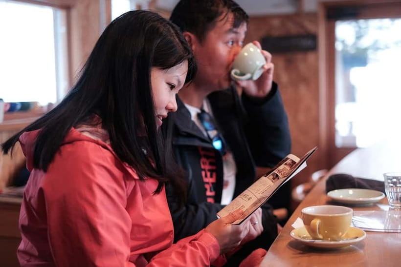 Snowshoeing on a Sparkling Biei Hill & Winter Cafe Time - What the $64 price covers